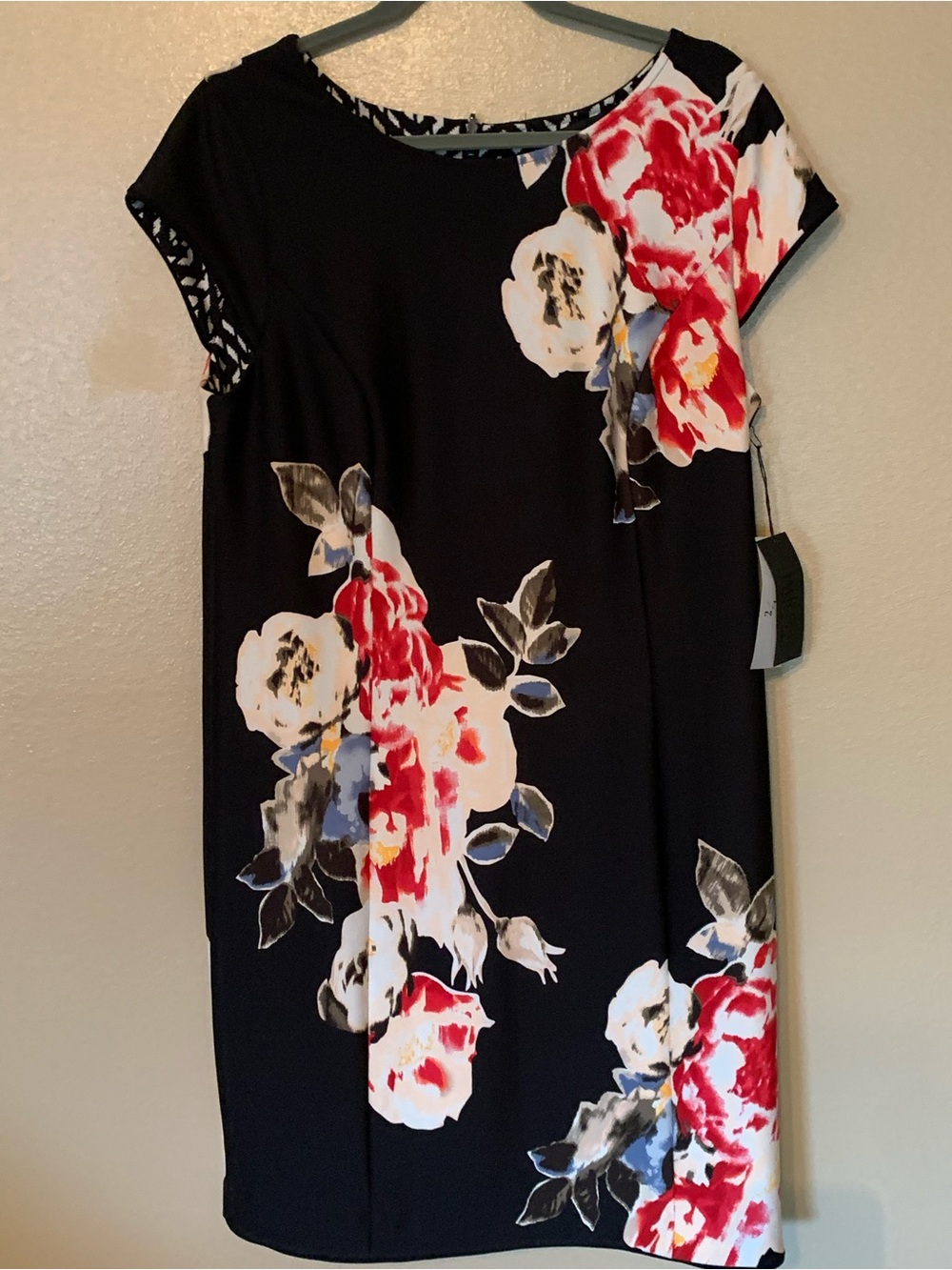 NWT White House Black Market Reversible Shift Dress Size 14